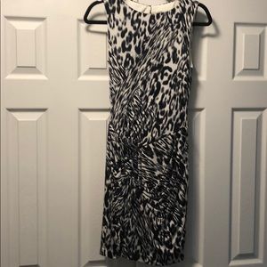 Cache Animal Print Cocktail Dress